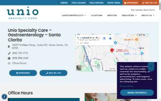 Unio Specialty Care – Gastroenterology – Santa Clarita website