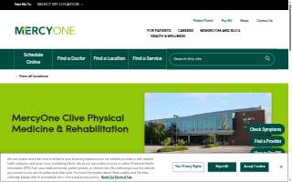 MercyOne Clive Physical Medicine & Rehabilitation of Des Moines website