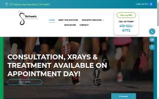 Schwein Foot & Ankle Clinic website