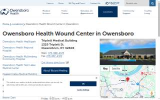 Owensboro Health Wound Center in Owensboro website