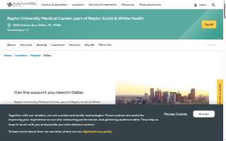 Baylor University Medical Center - Jonsson Hospital website