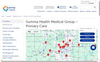 Summa Health Medical Group Family Medicine - S. Hawkins Ave. website