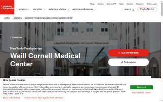 NewYork-Presbyterian / Weill Cornell Medical Center website