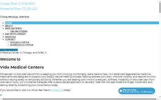Vida Medical Center website
