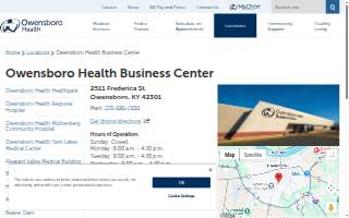 Owensboro Health Business Center website