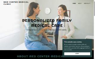 Med Center Medical Clinic website