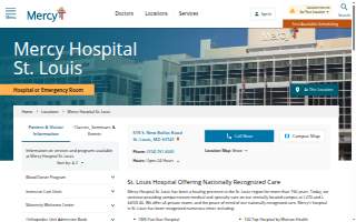 Mercy Hospital St. Louis website