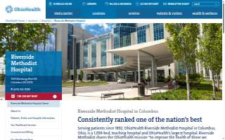 OhioHealth Riverside Methodist Hospital and Emergency Department website