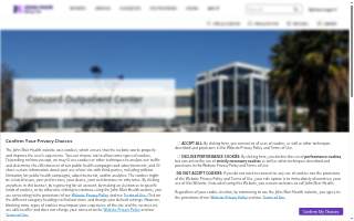 John Muir Health Outpatient Center website