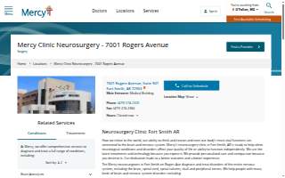 Mercy Clinic Neurosurgery - 7001 Rogers Avenue website