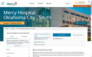 Mercy Hospital Oklahoma City - South website