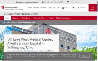 UH Lake West Medical Center website