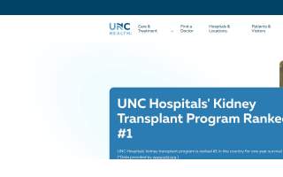 UNC Medical Center website