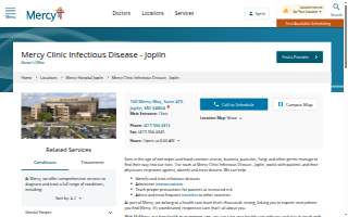 Mercy Clinic Infectious Disease - Joplin website