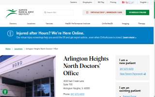 IBJI Doctors’ Office - Arlington Heights North website