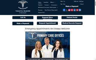 Primary Care Offices at Pembroke Pines website