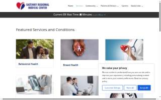 Gateway Regional Medical Center website