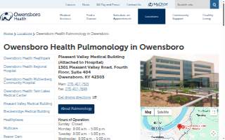 Owensboro Health Pulmonology in Owensboro website