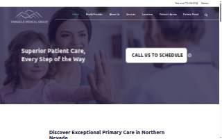 Pinnacle Medical Group - Sparks website