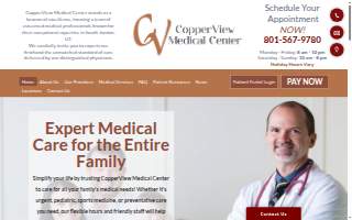 CopperView Medical Center website