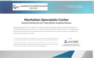 Manhattan Specialists Center website