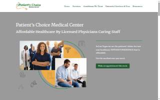 Patient's Choice Medical Center website