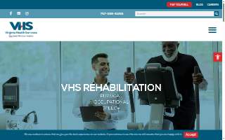 VHS Rehabilitation website