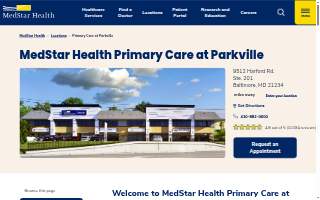MedStar Health: Primary Care at North Parkville Health Center website