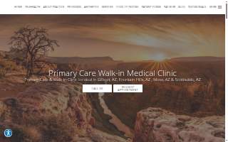 Primary Care Walk-in Medical Clinic of Mesa website