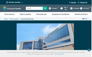 Innovis Health: Hospital website