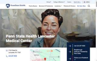 Penn State Health Lancaster Medical Center website
