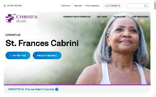 CHRISTUS St. Frances Cabrini Hospital website