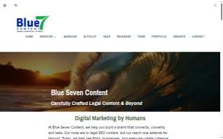 Blue Seven Content website