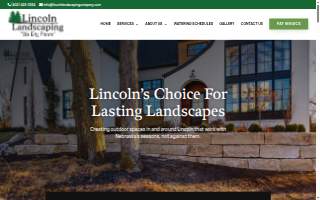 Lincoln Landscaping Co. website