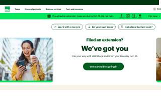 H&R Block of Lancaster website