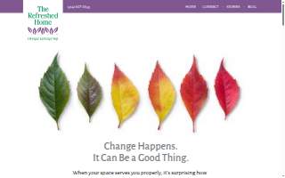 The Refreshed Home website