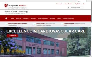 North Suffolk Cardiology of Selden website