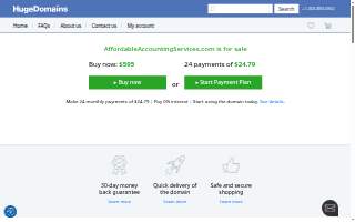 Affordable Accounting Services of Shirley website