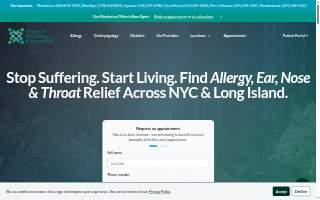 Integrated ENT, Allergy & Immunology - Syosset website
