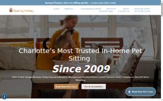 Queen City Pet Sitting of Charlotte website