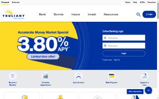 Truliant Federal Credit Union website