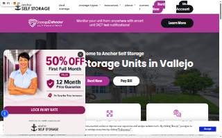 Anchor Self Storage of Huntersville website