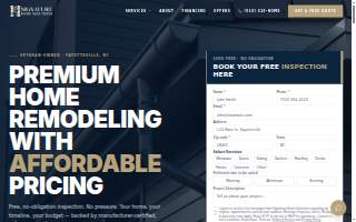 Signature Home Solutions website