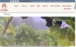 Ugly Bunny Winery website
