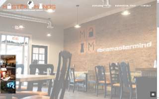 Masterminds Escape Room & Game Library website