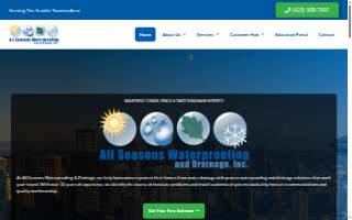 All Seasons Waterproofing & Foundation Repair, LLC website