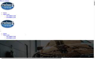 Primo 1 Car Wash website