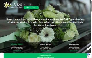 Care Funeral & Cremation Specialists website