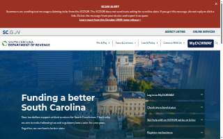 South Carolina Department of Revenue (SCDOR) website