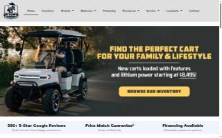 Joe's Carts - Goose Creek website